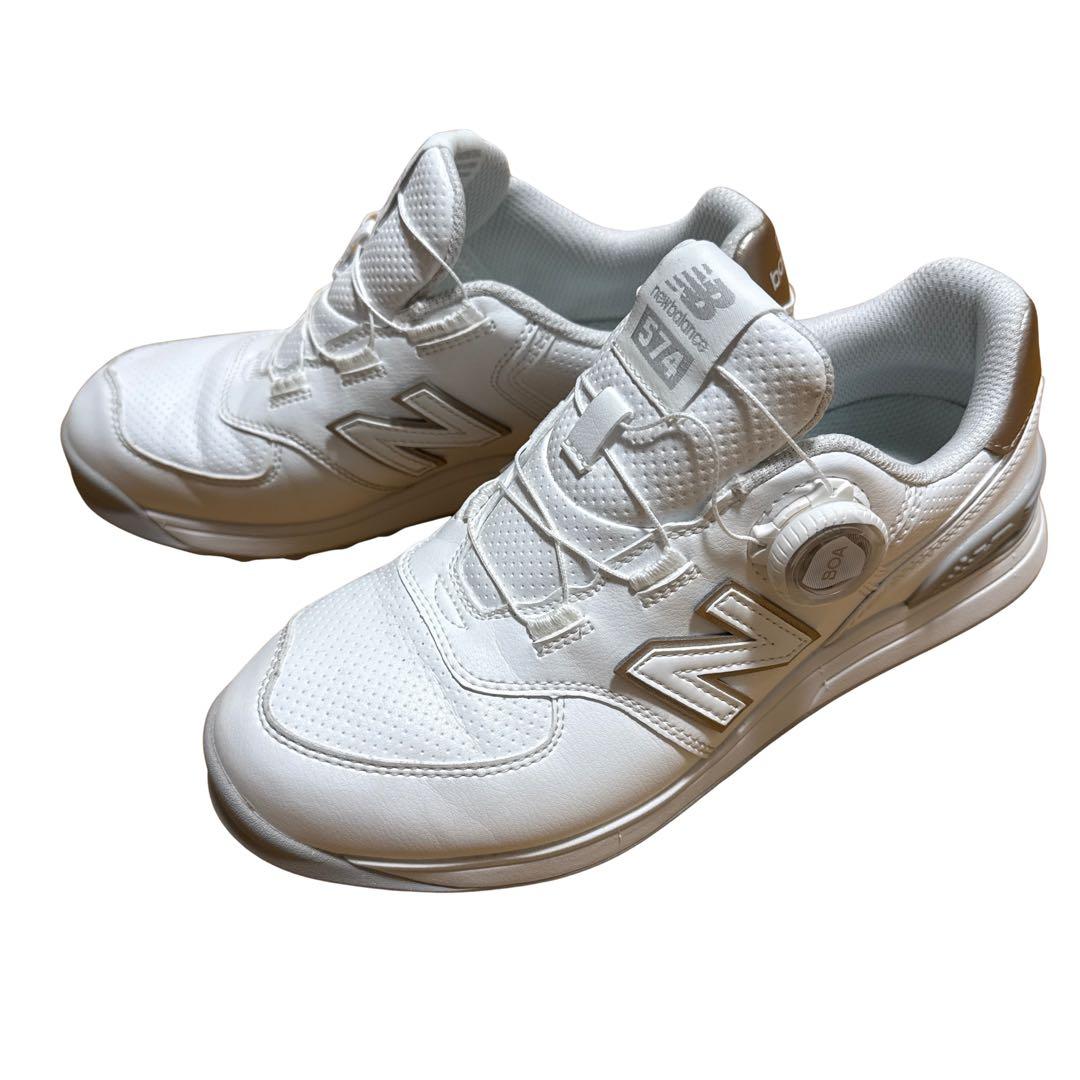 【最終セール】574 ニューバランス ゴルフシューズ