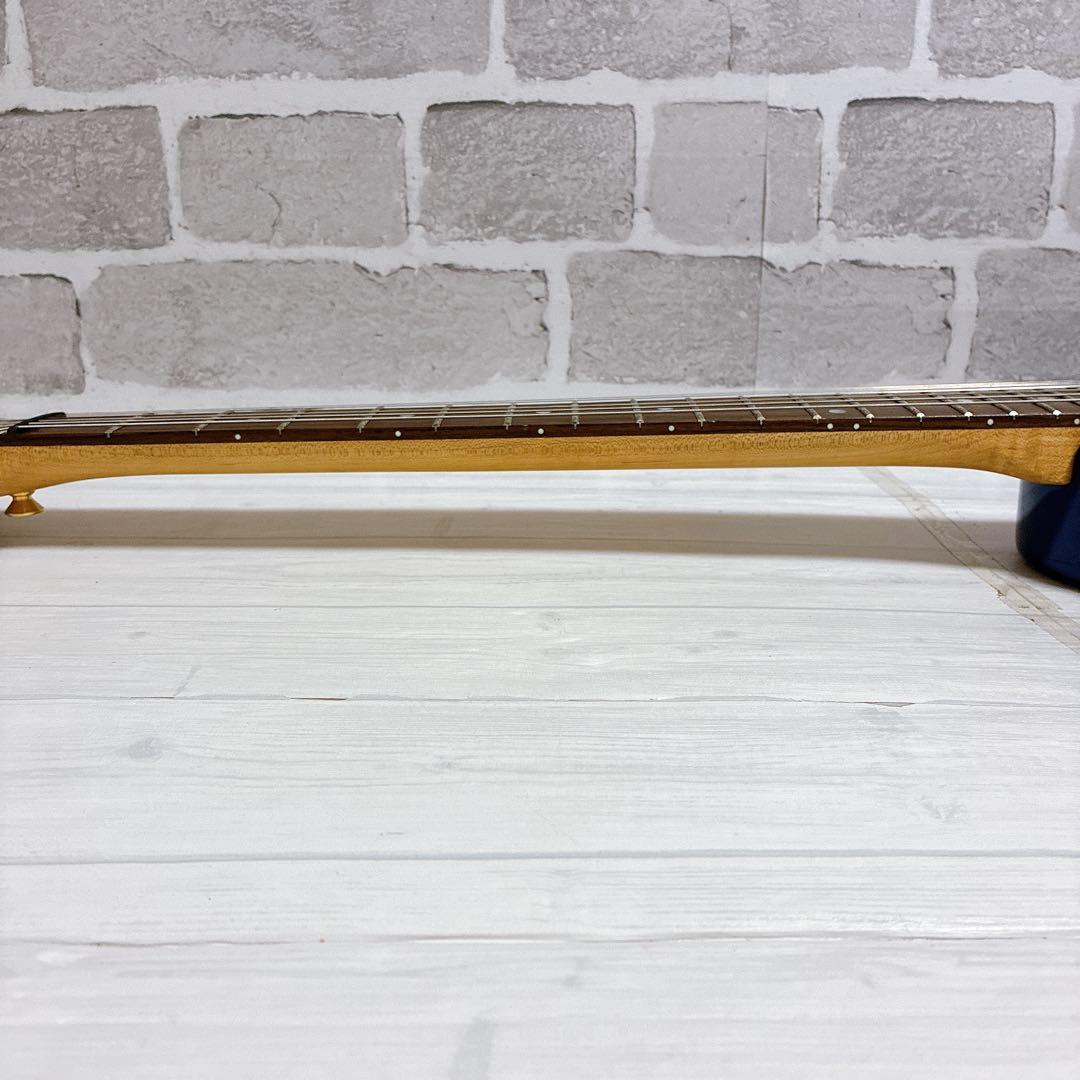 美品　ZO-3C ブルー アンプ内蔵ギター ゴールドパーツ専用ケース付き