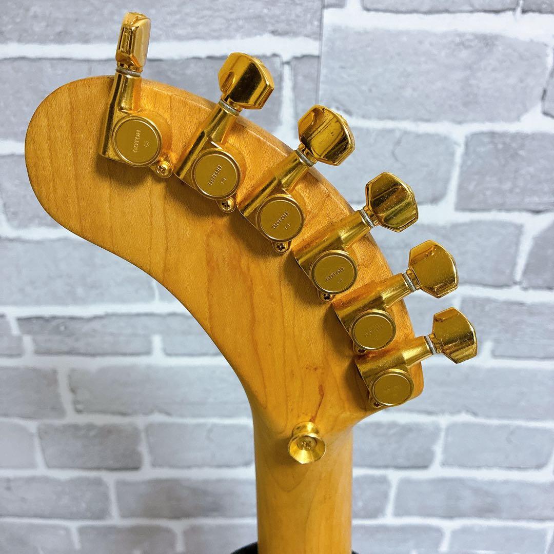 美品　ZO-3C ブルー アンプ内蔵ギター ゴールドパーツ専用ケース付き