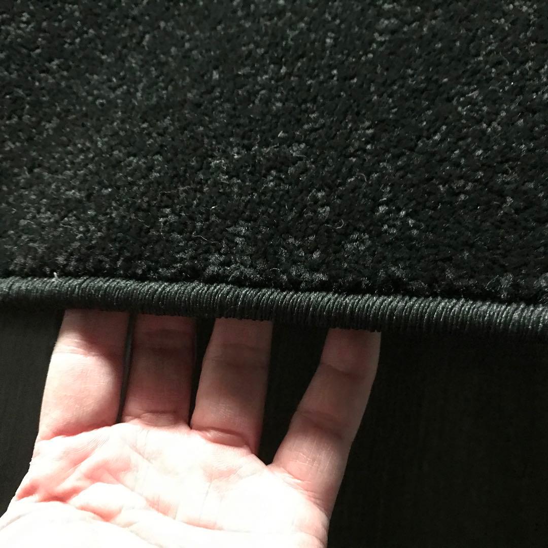 ラグ ラグマット 160x228cm カーペット ブラック ウィルトン織