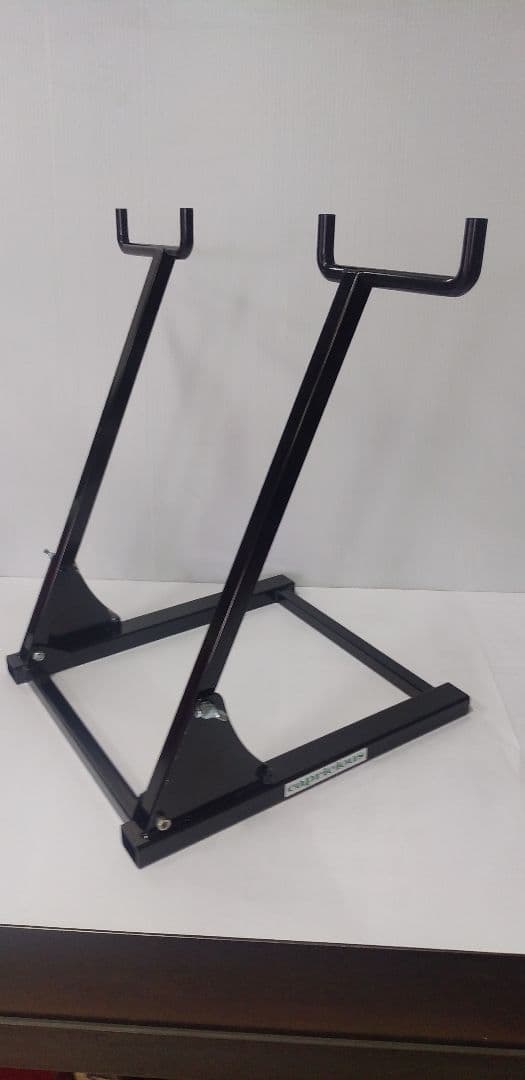 ロードバイク用折り畳み式倒立整備台