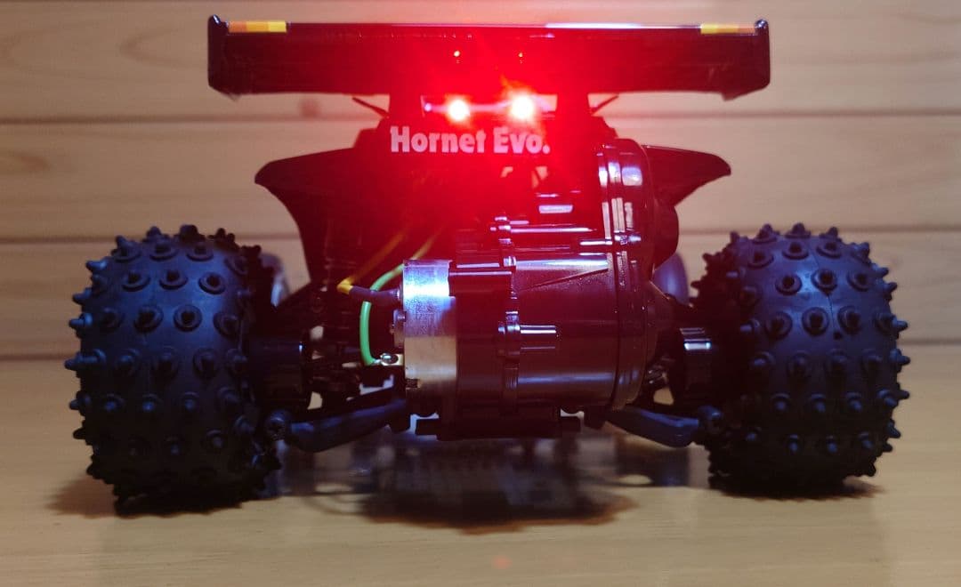 RCホーネットEVO.(LEDライト付)タミヤ＆プロポ＆バッテリー充電器完成品