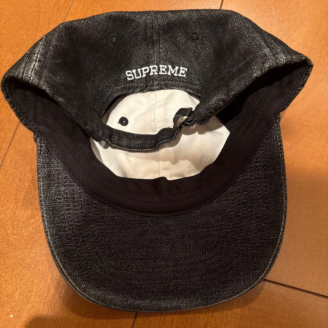 SUPREME Sロゴ ブラックキャップ
