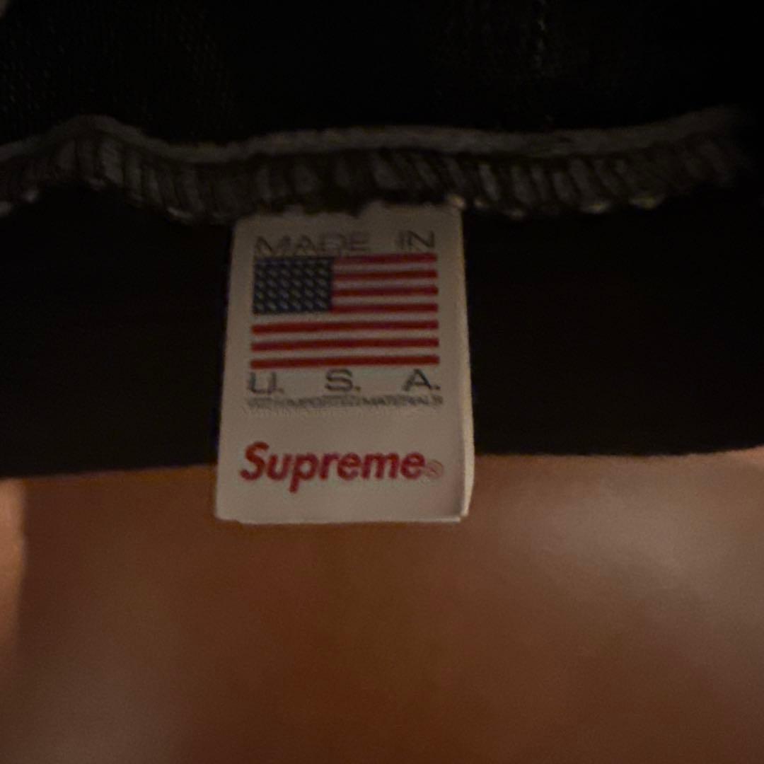 SUPREME Sロゴ ブラックキャップ