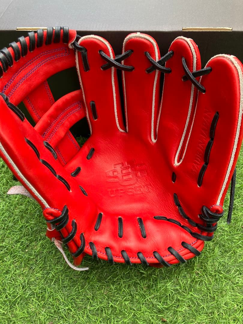 新品　アップセット　硬式　内野手　グローブ　日本製　誠グローブ