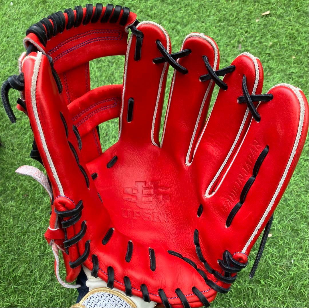 新品　アップセット　硬式　内野手　グローブ　日本製　誠グローブ