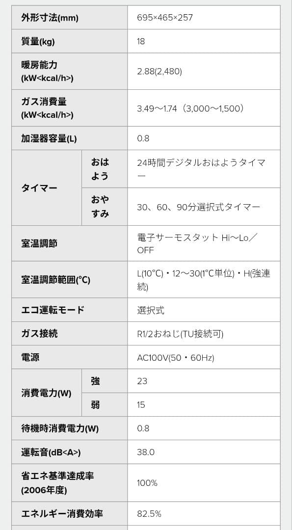 未開封 リンナイ ガスファンヒーター RHF-310FT LPG