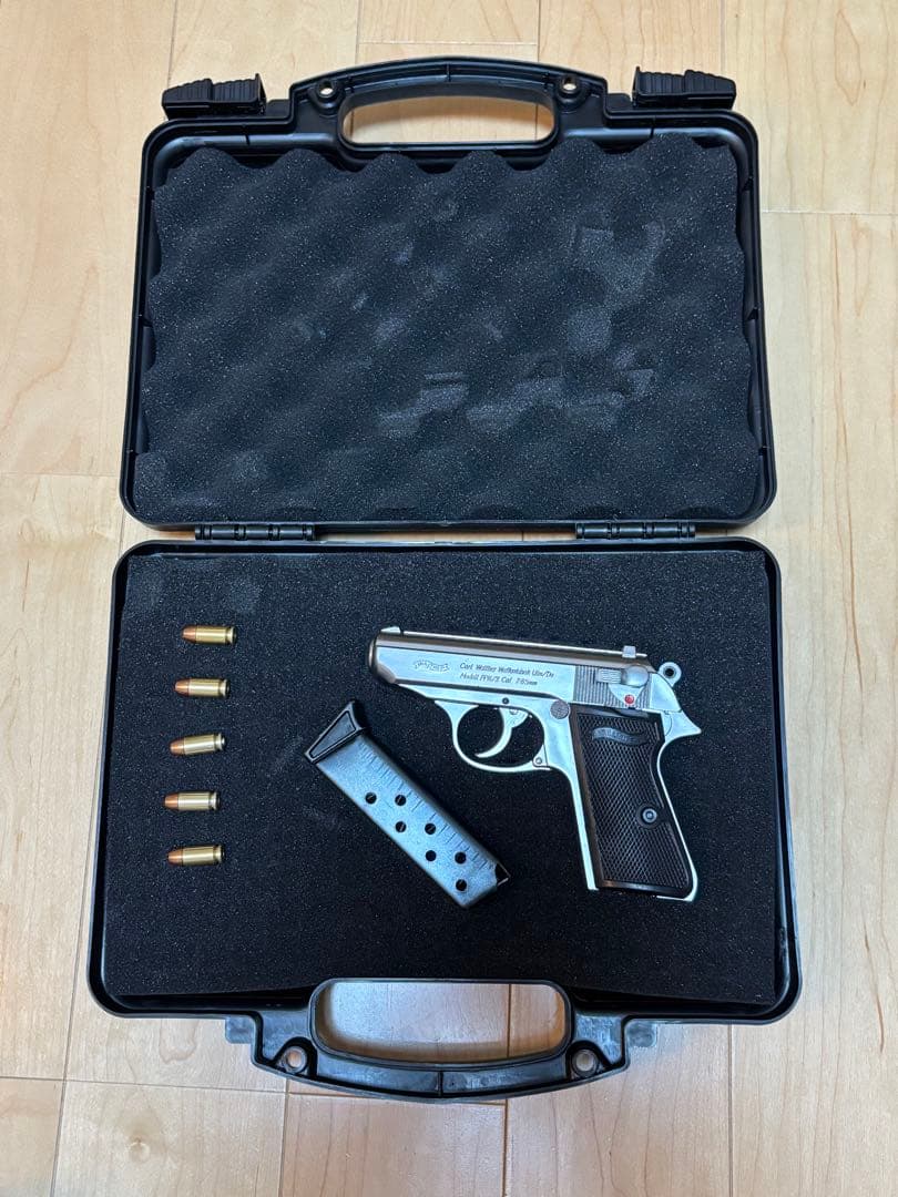 マルシン　ワルサーppk/s ABS　シルバー　未発火　組み立て済み品