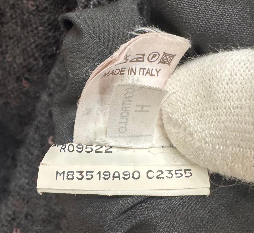 ブルネロクチネリ カシミヤ混スパンコールワンピ L サイズ イタリア製【美品】