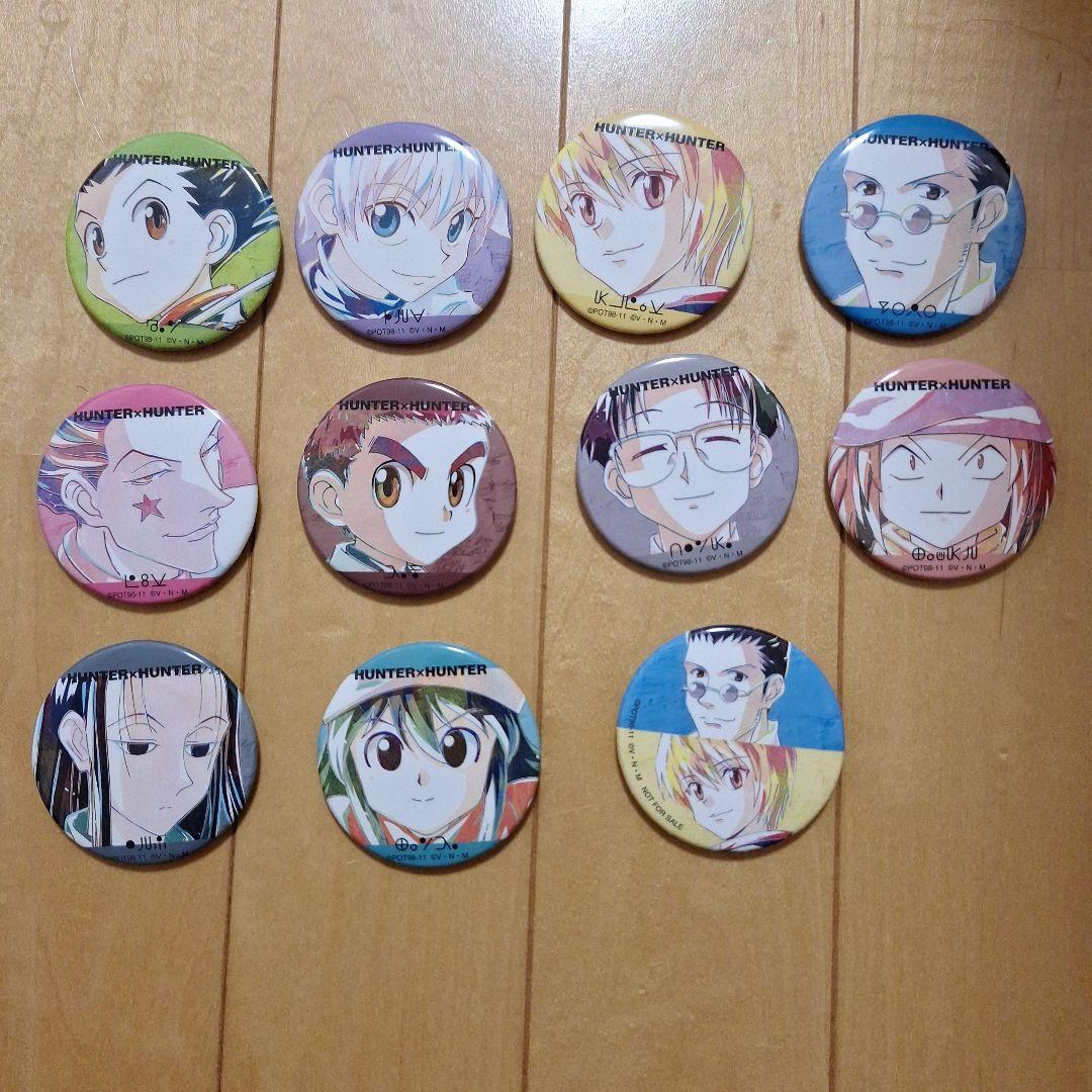 ハンターハンター アニアート トレーディング缶バッジ 10種＋特典 コンプセット