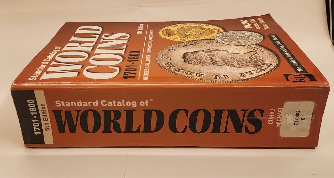 書 StandardCatalog of WorldCoins 1701-1800