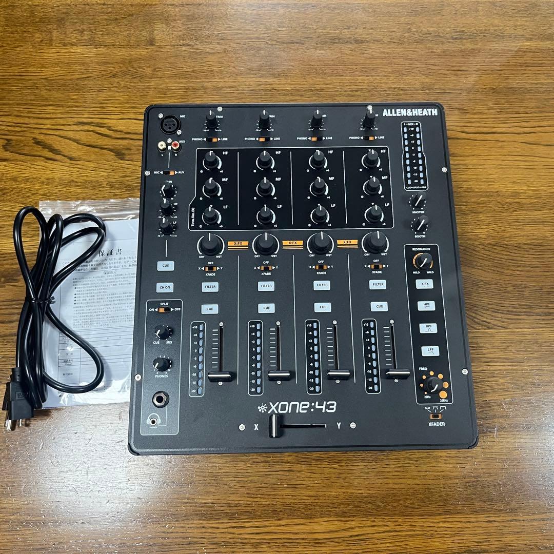 ALLEN&HEATH XONE:43 DJミキサー美品完動品