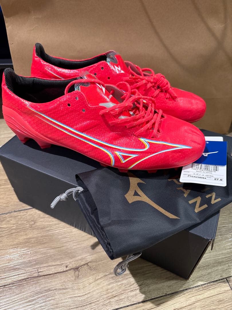 ミズノアルファ JAPAN フットボールブーツ　サッカー