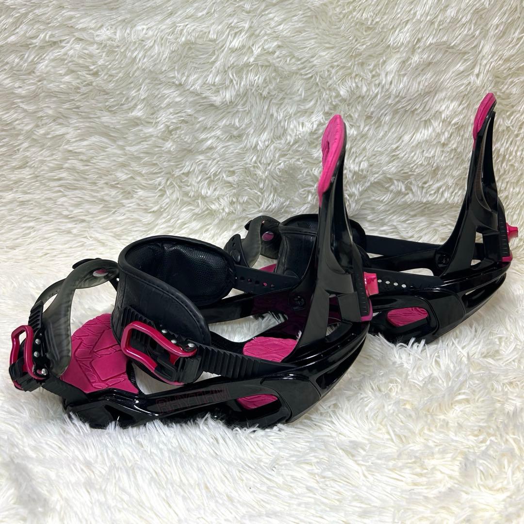 SALOMON ビンディング　スノボ　レディース　ブラックピンク　M