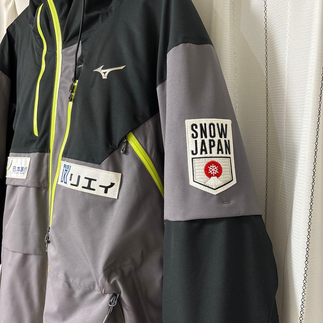 美品【MIZUNO】SAJ スキーウェア上下　 JAPAN