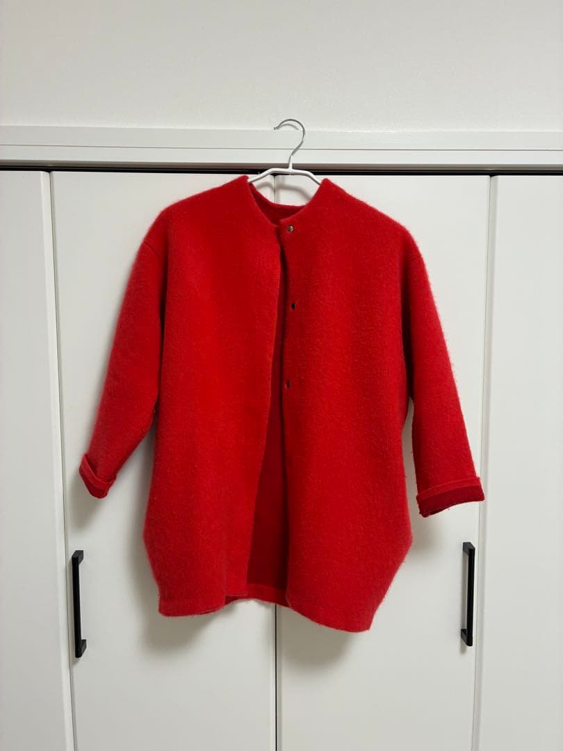 エレンディークRED 【elendeek】ラクーンカーディガン　サイズ01