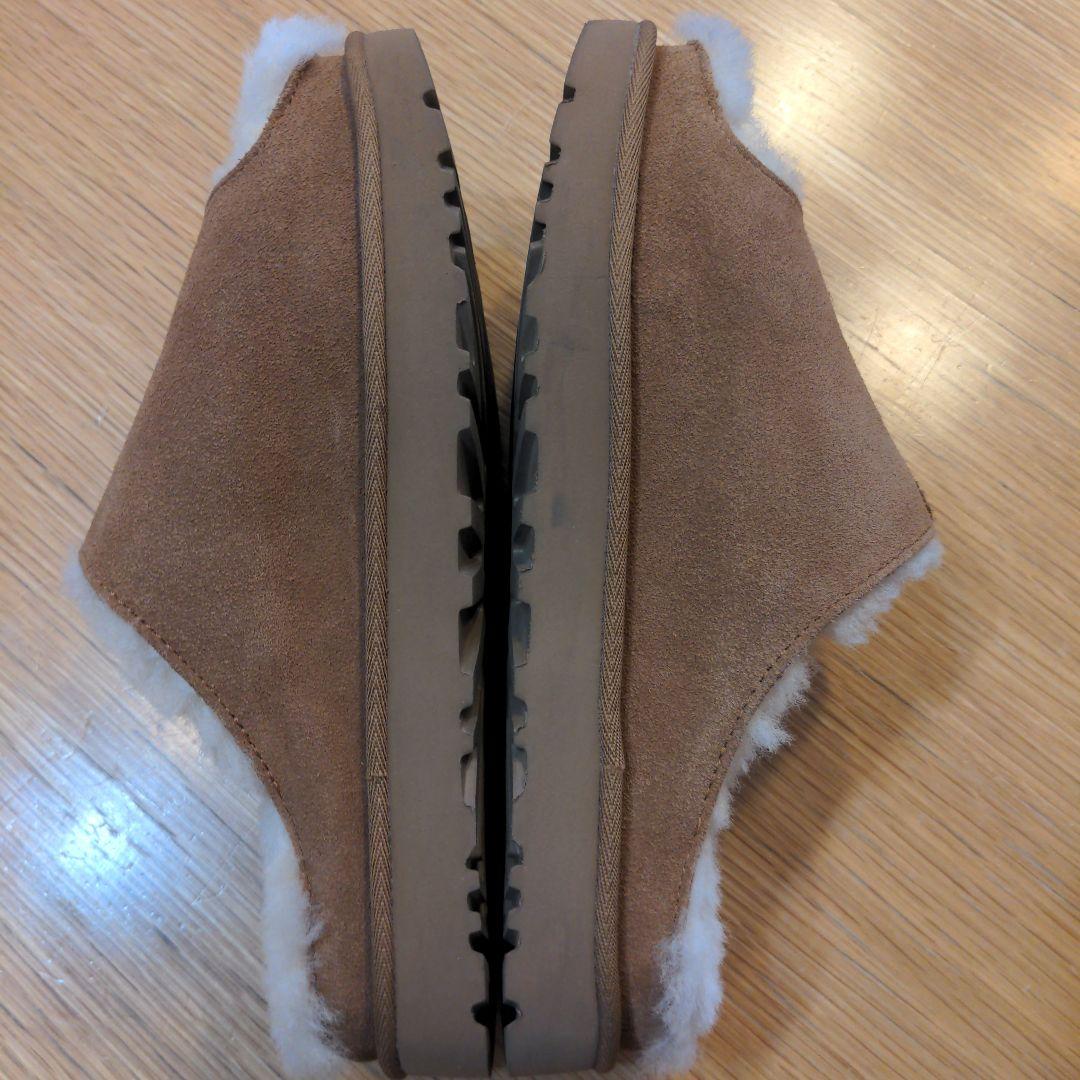 (極美品)UGG アグ ファーサンダル スリッポン もこもこ 24㎝