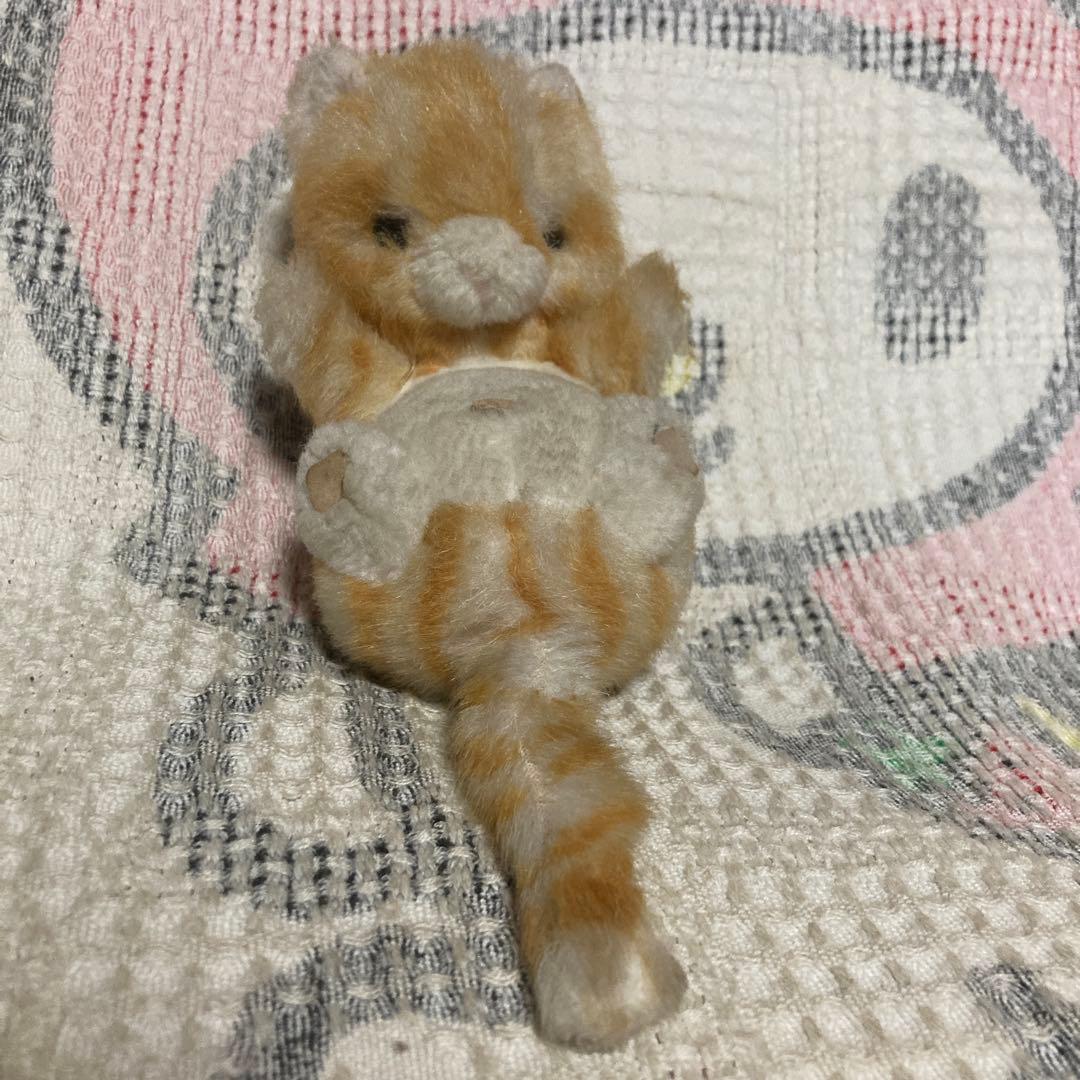 レトロ　ファースト社　いたずら天使　猫　ぬいぐるみ＆パペット　日本製　中古品