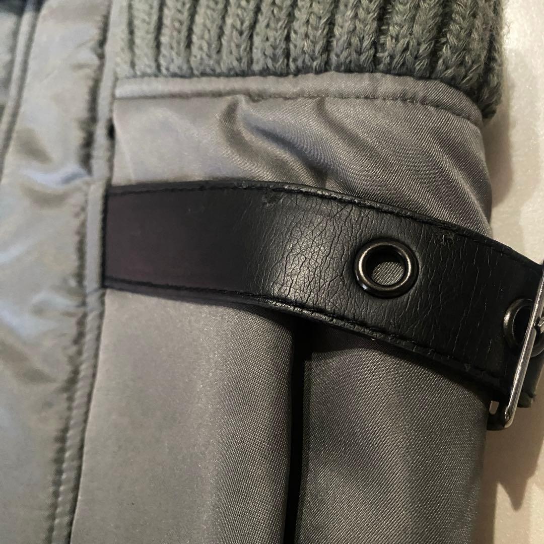 00s モッズコート リアルファー 光沢 平成 ギャル y2k グランジ