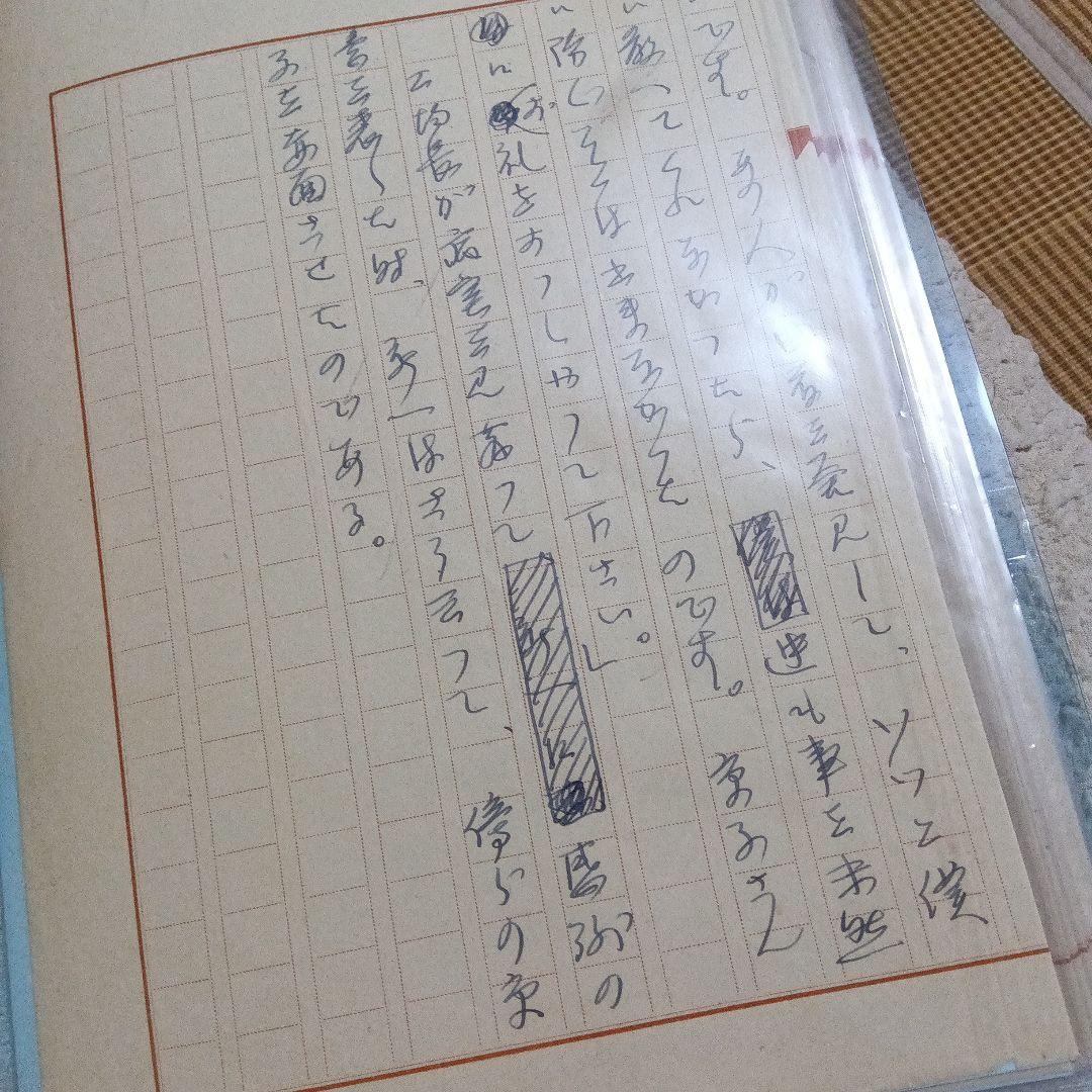 江戸川乱歩　直筆原稿　草稿　偉大なる夢　サイン　署名　原稿用紙20枚　未完