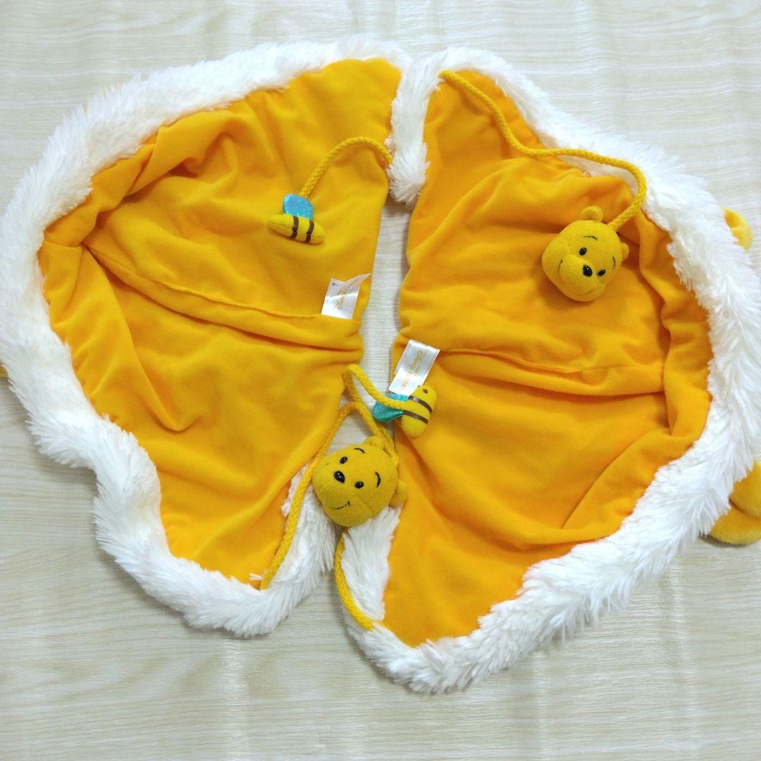 ディズニー　ファンキャップ　くまのプーさん　フード　帽子　セット　ペア　２つ