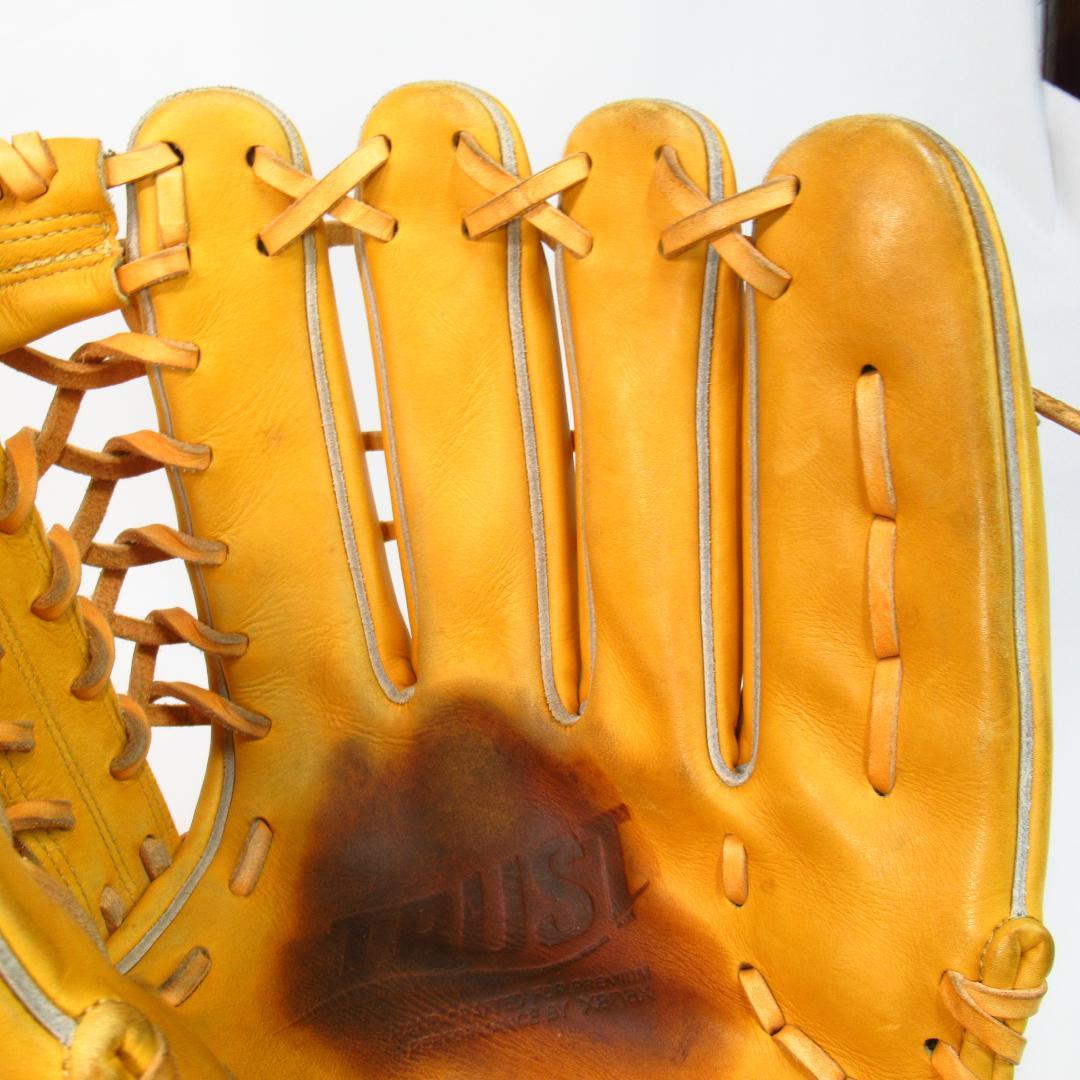 ザナックス トラストプロ 硬式用グラブ 外野手用 グローブ イエロー