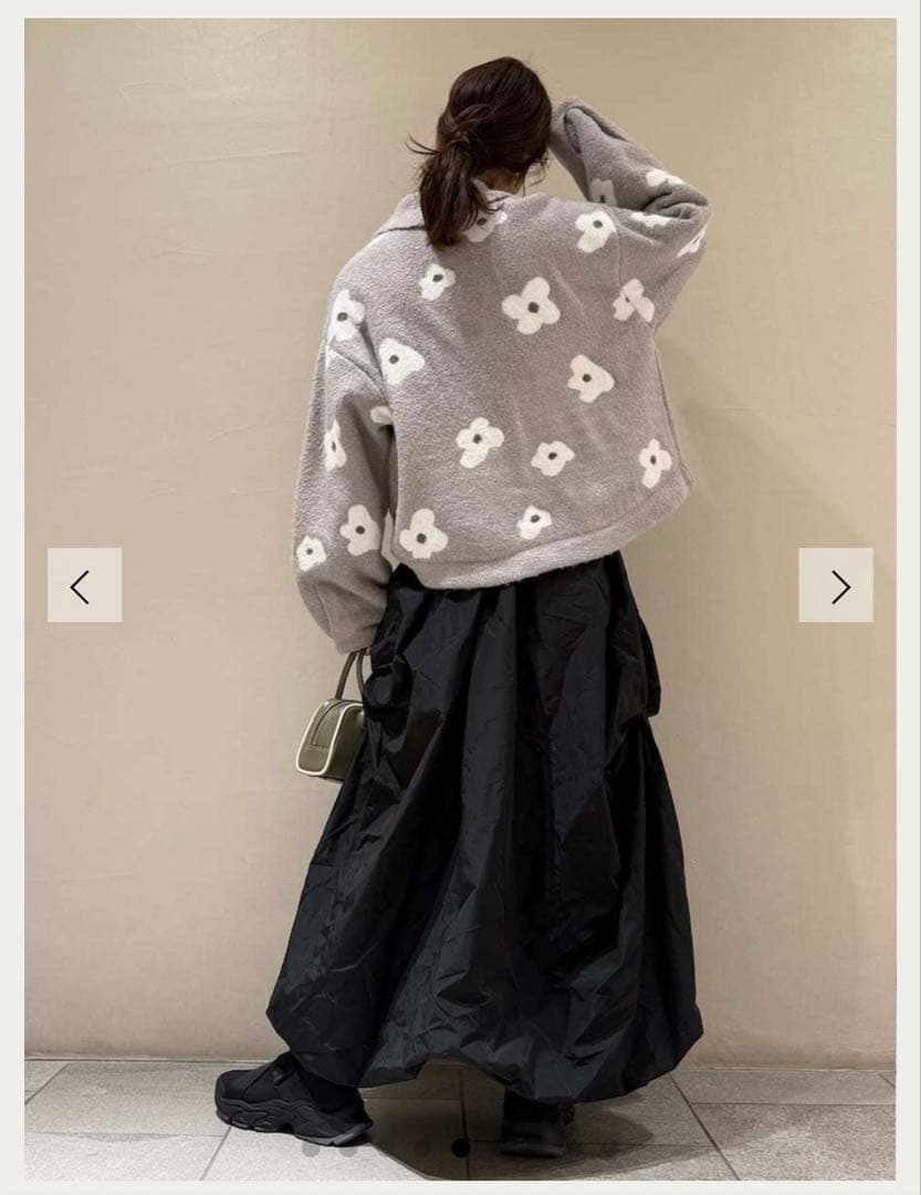 emmi エミ　ブルゾンライクカーディガン