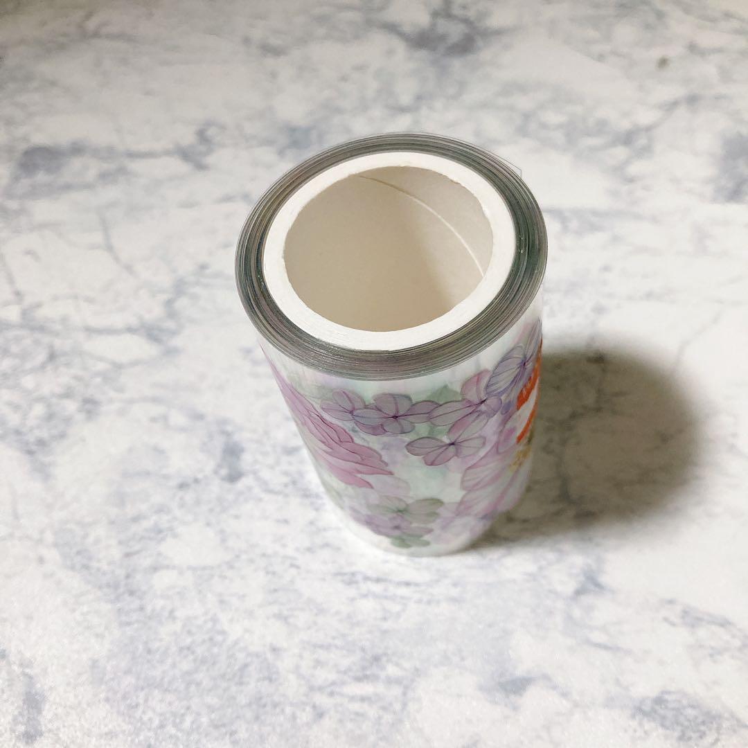 【芯なし中古】ボタニカル 花 海外マステ petテープ