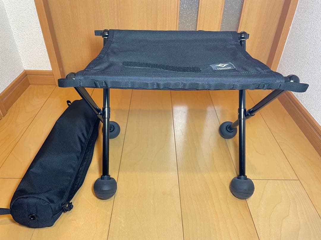 ヘリノックス　スピードスツールM　ブラック　脚カバー付