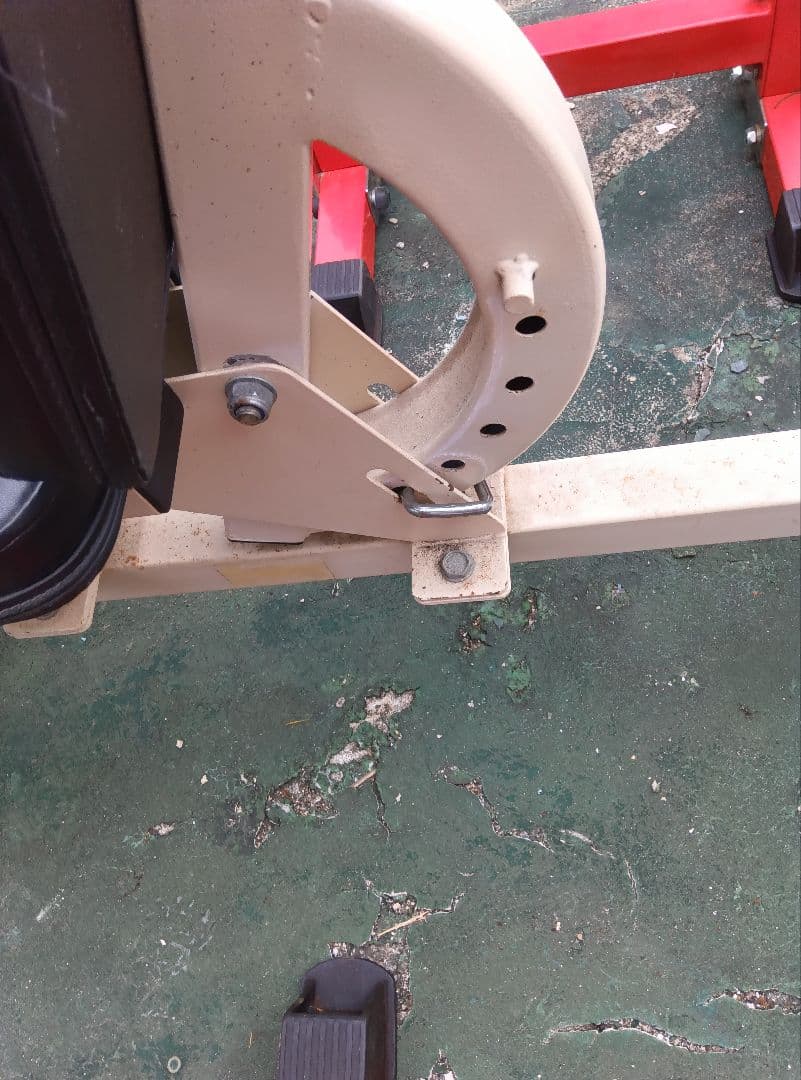 大阪　引取のみ　ボディーメーカー　ベンチプレス　セット　トレーニング　 赤白