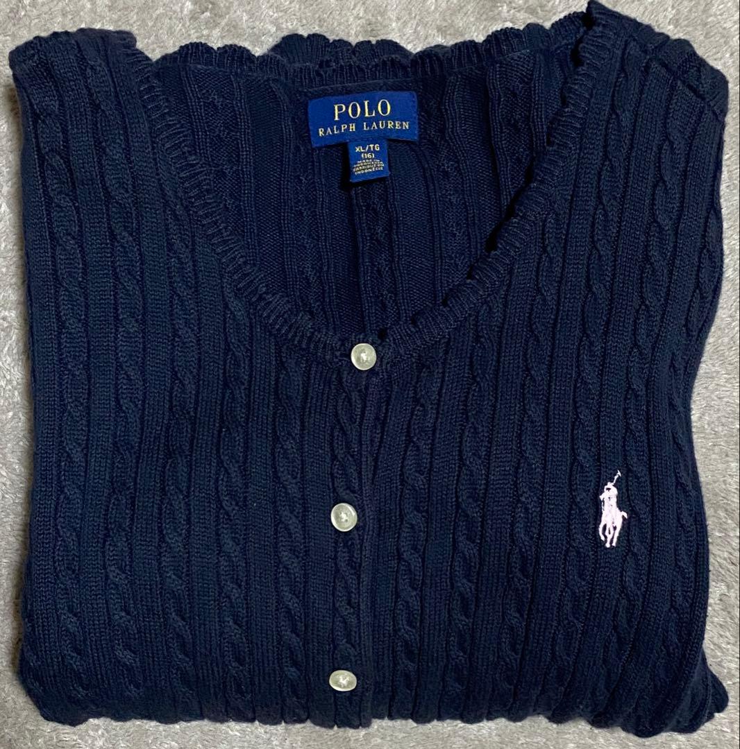 Polo Ralph Lauren ネイビー カーディガン