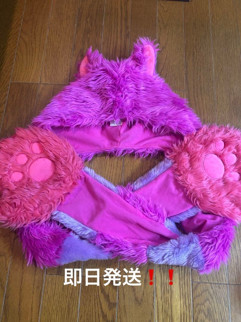 【即日発送】チェシャ猫マフラーキャップ