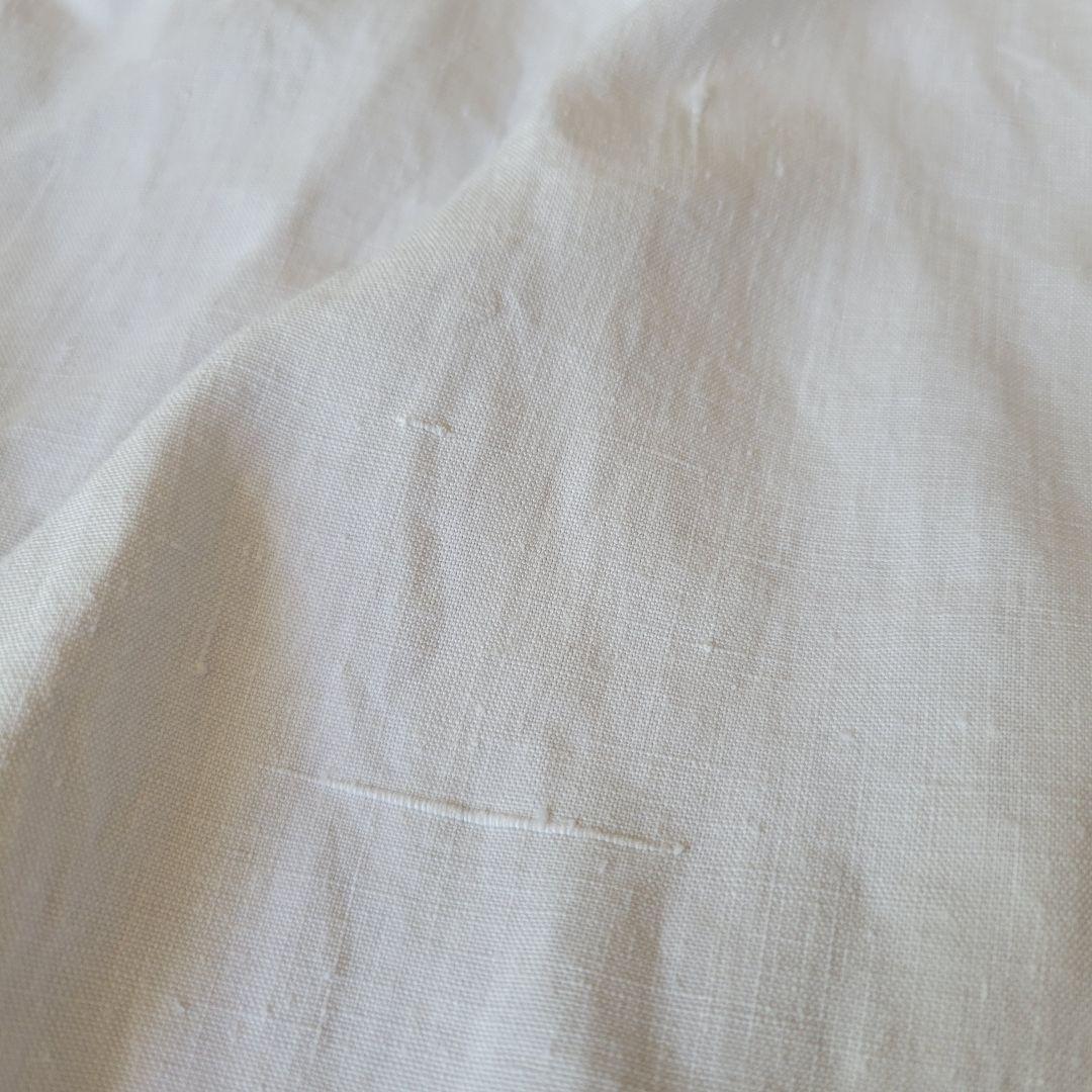 フランス　アンティーク　シーツ　リネン　カットワーク