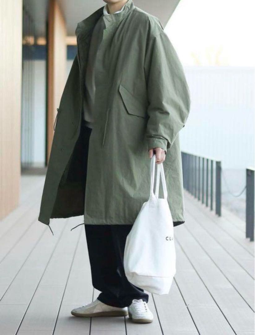 MUJI Labo ムジラボ 撥水スタンドカラーコート モッズコート