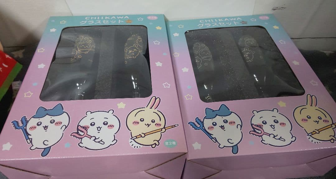 ちいかわ クリスマス ぬいぐるみ グラスセット オーナメント