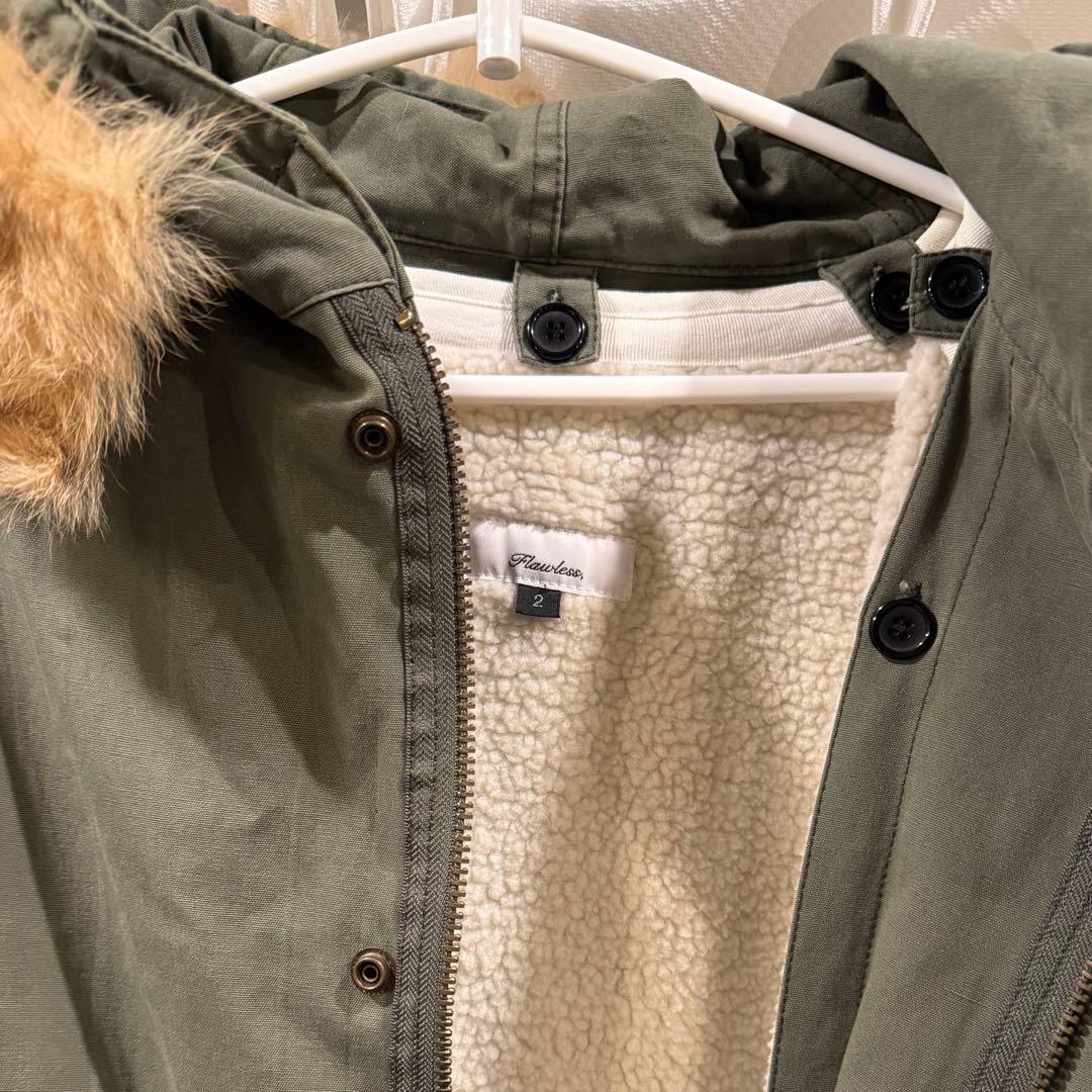 【美品】定価6万 モッズコート Flawless ライナー付
