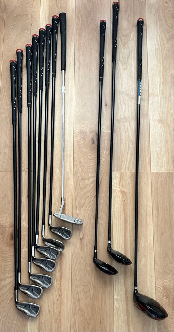 ミズノMizunoゴルフクラブ フルセット☆キャディバッグ付 初心者メンズ 右R