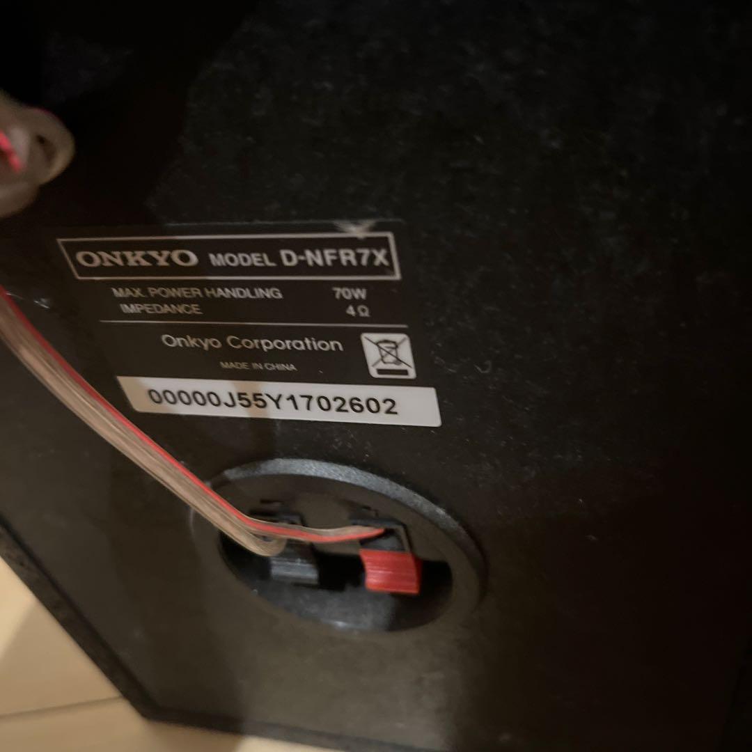 Onkyo シルバー ミニコンポ 2スピーカー　オンキョー