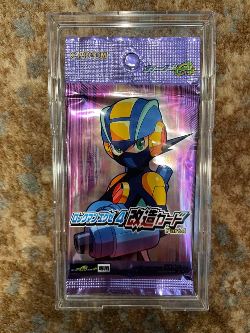 新品　未開封　カード　パック　ロックマンエグゼ4 改造カード　Part4