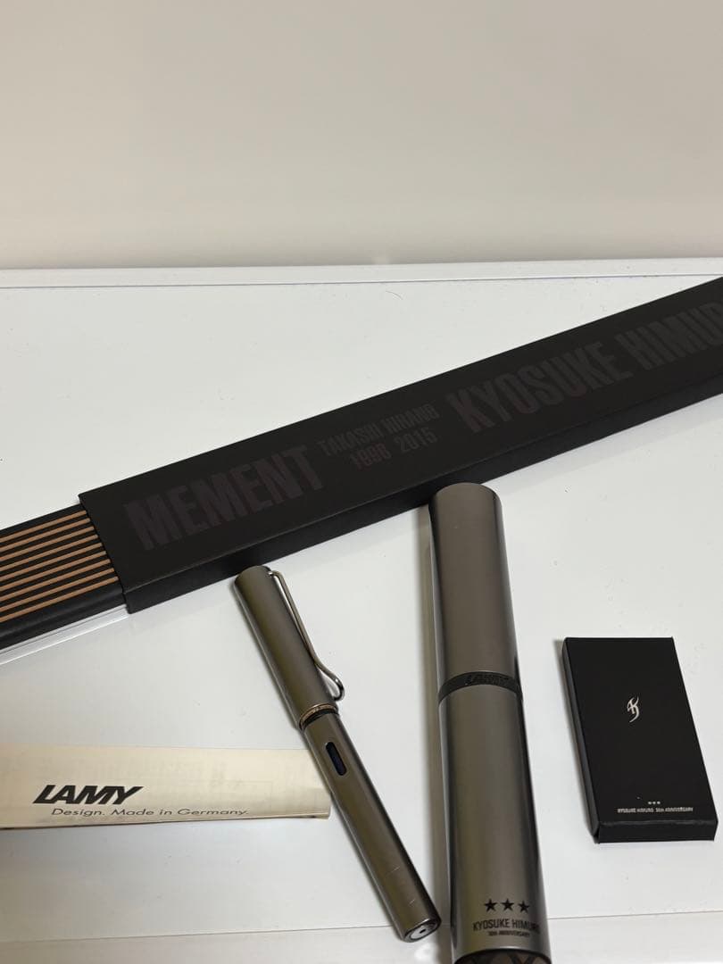 氷室京介　MEMENTオリジナルインセンス　お香　LAMY 万年筆