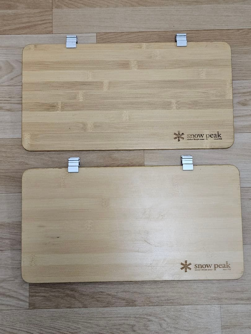 スノーピークIGTフレームアイアンテーブル + マルチファンクションテーブル竹