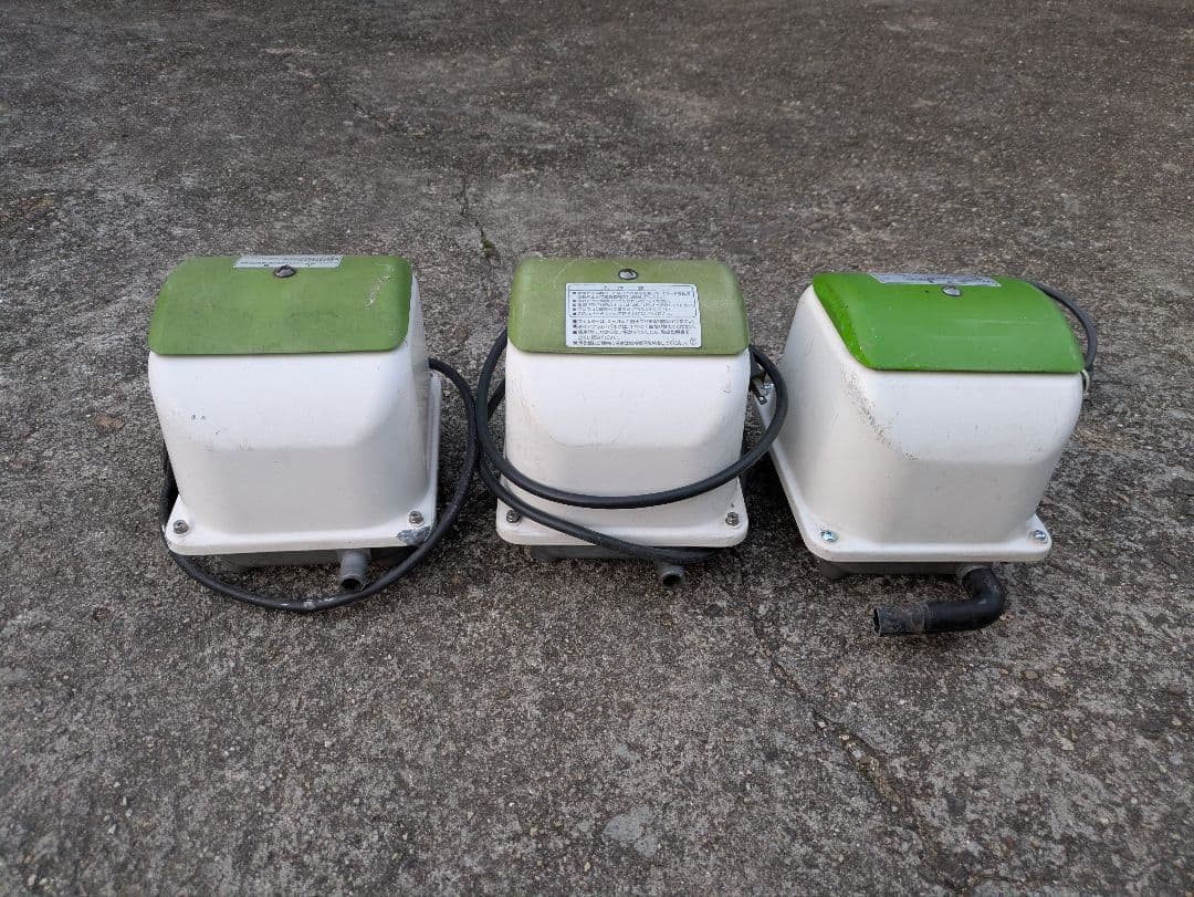 ジャンク品　3台セット ブロワ エアーポンプ 大晃機械工業 JDK-80