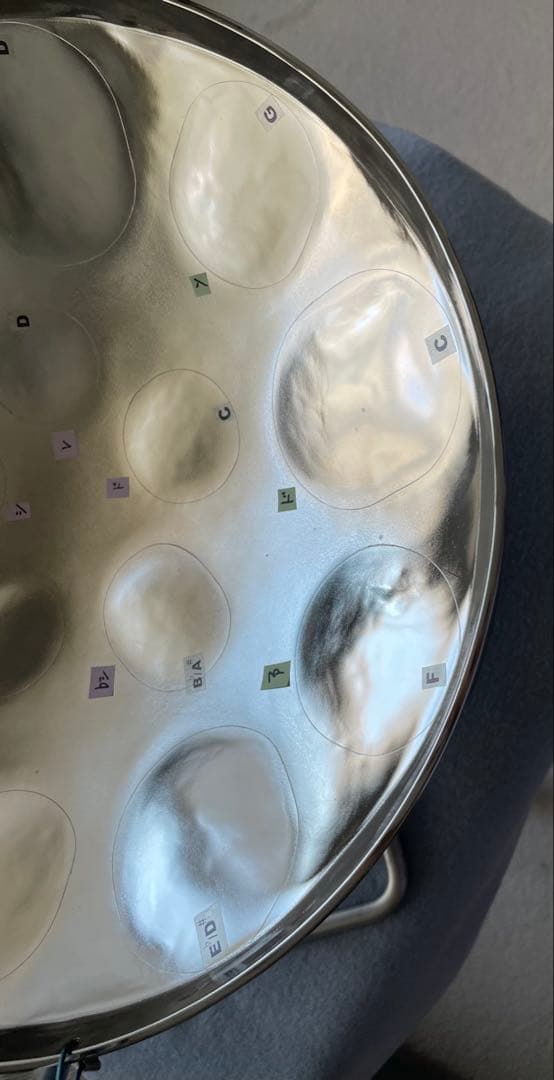 SONOBEのスティールパン❣️15音‼️なんて不思議な音なの❓懐かしいような……❣️