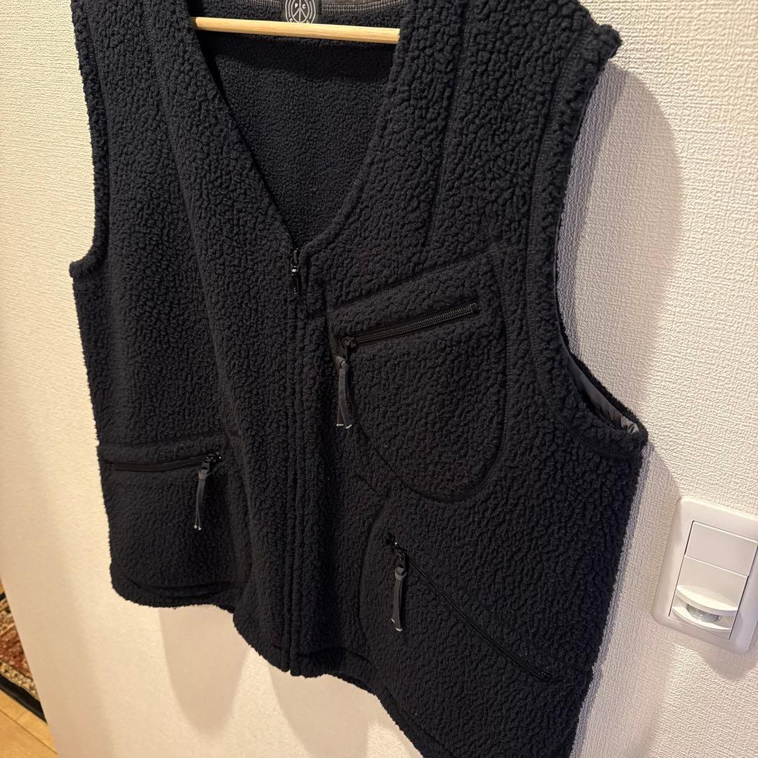 トップス PORTER CLASSIC FLEECE ZIP VEST size:3