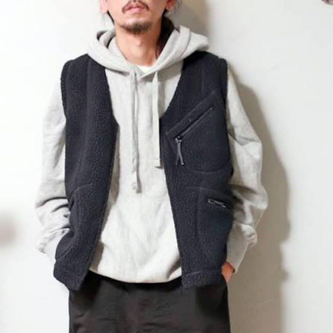 トップス PORTER CLASSIC FLEECE ZIP VEST size:3