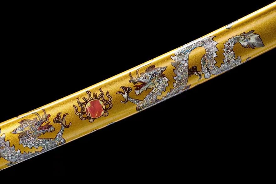 『黄龍』20230300 古兵器 武具　刀装具　日本刀　模造刀 居合刀