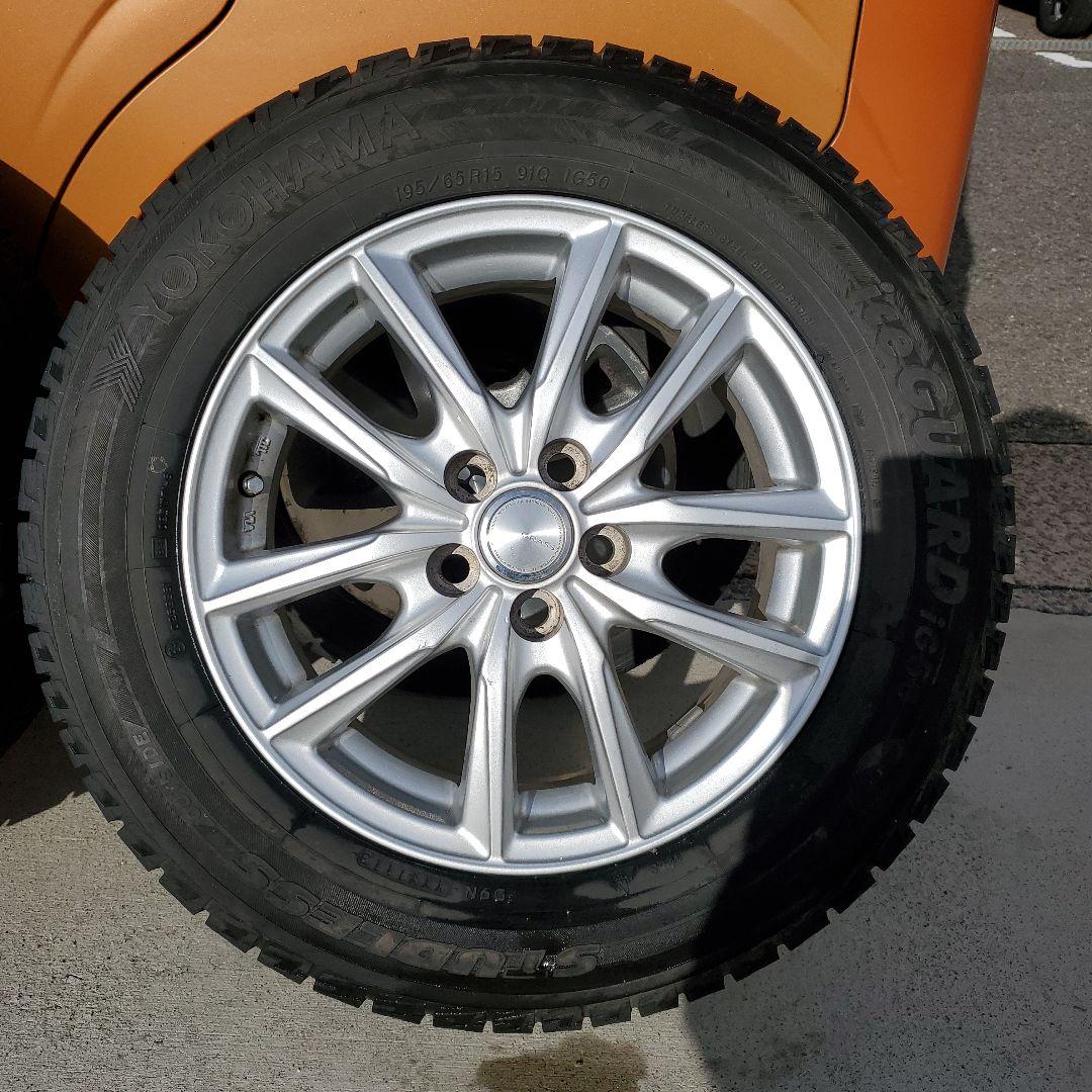 195/65R15 IG50 スタッドレスタイヤ・ホイールセット　プリウス