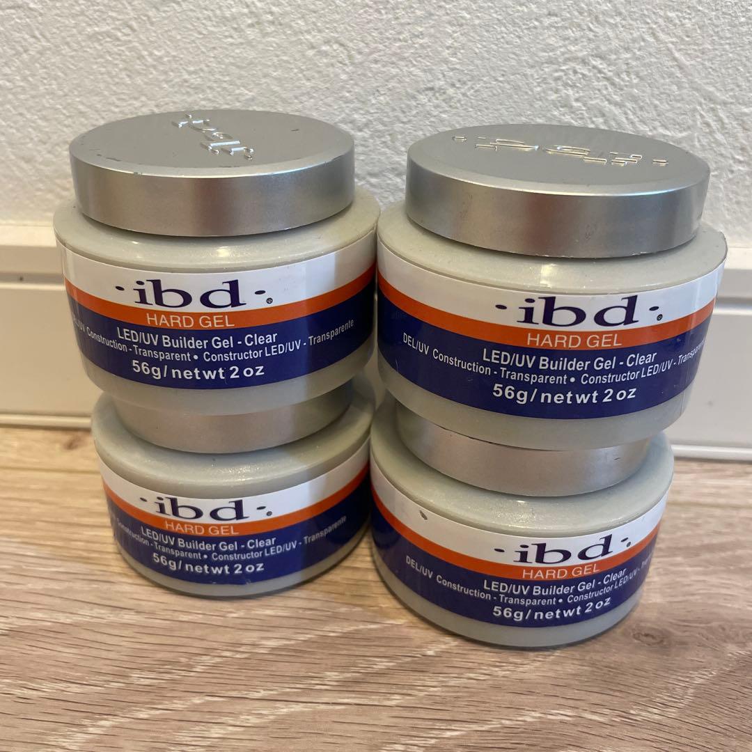 【訳あり】4個セットibdアイビーディーＬＥＤUV対応５６ｇクリアハードジェル