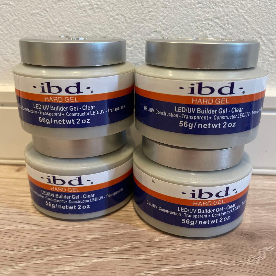 【訳あり】4個セットibdアイビーディーＬＥＤUV対応５６ｇクリアハードジェル