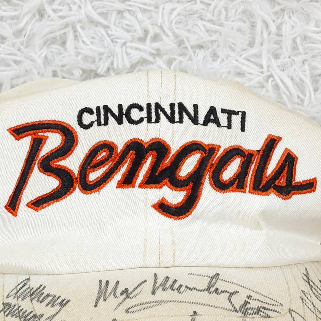 希少◎NFL シンシナティベンガルズ サイン入りキャップ ヴィンテージ 観賞用